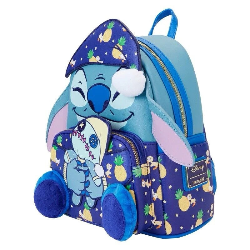 Loungefly Disney Stitch Sleeping Bed Mini Backpack Wallet
