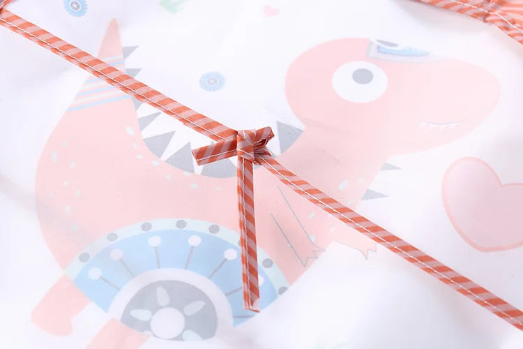 PANGDUBE Waterproof Art Smock Long Sleeve Coverall with Pocket Toddler Painting Apron Baby Feeding Bib for Boys Girls Bib