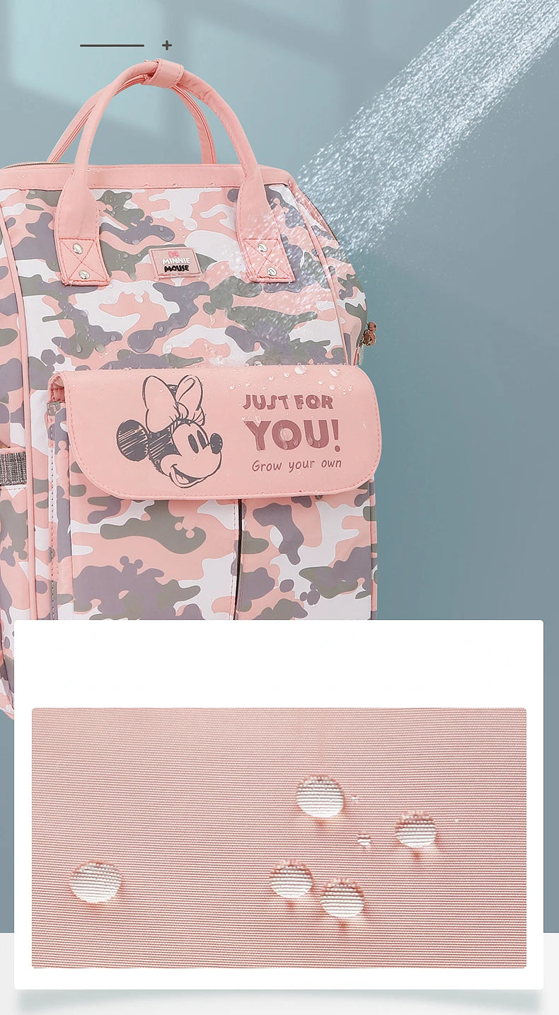 Disney Mickey's New Diaper Bag Backpack Cartoon Cute Baby Bag Multifunctional Baby Diaper Bag Luxury Brand Original Backpack