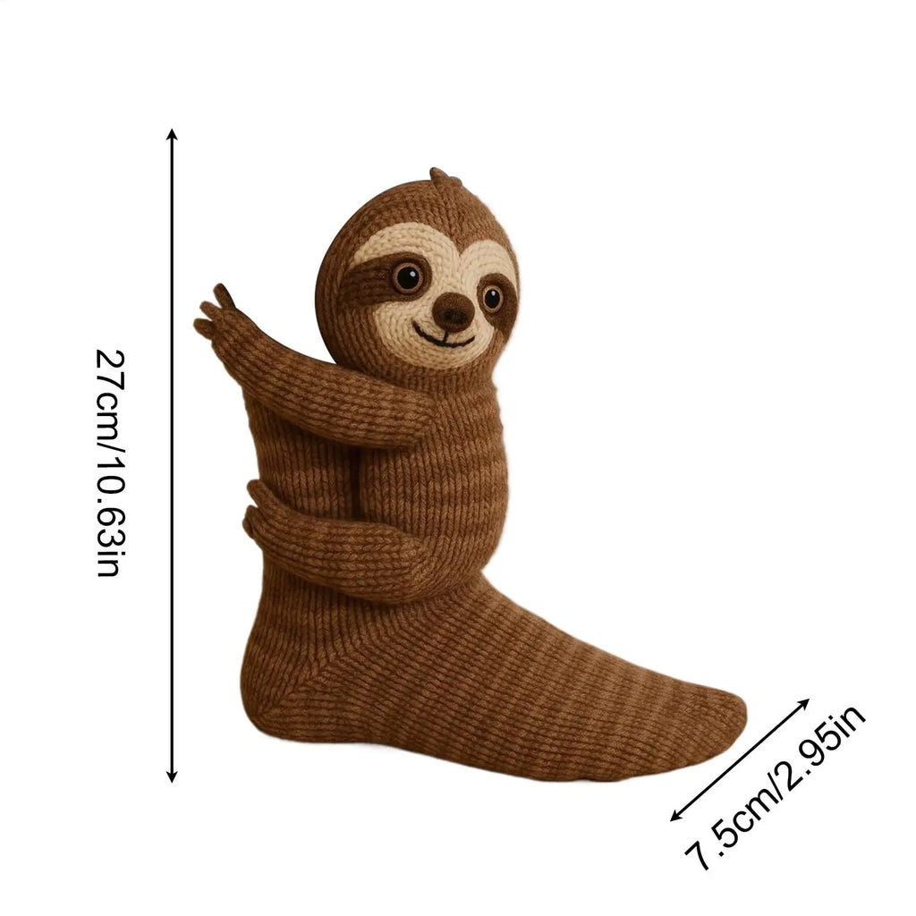 3D Knit Animal Socks Foot Warm Supplies 3D Novelty Knitted Socks for Women Kid Adult Winter Fall Christmas Birthday Indoor Home