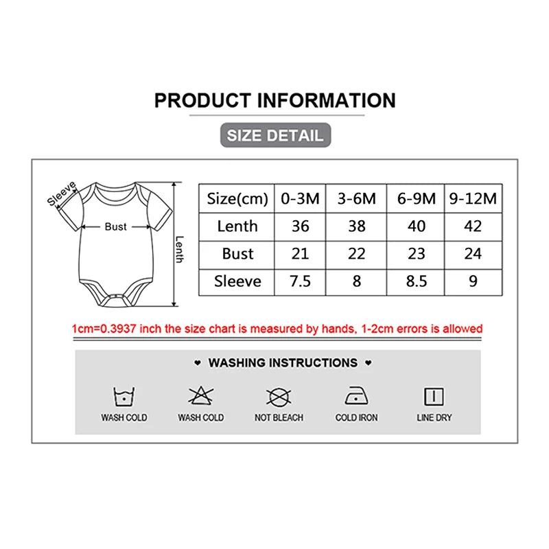 Kiddiezoom Summer 5 Piece Fashion Cartoon Boys and Girls Bodysuits 100% Cotton Soft Newborn Bodysuit Set