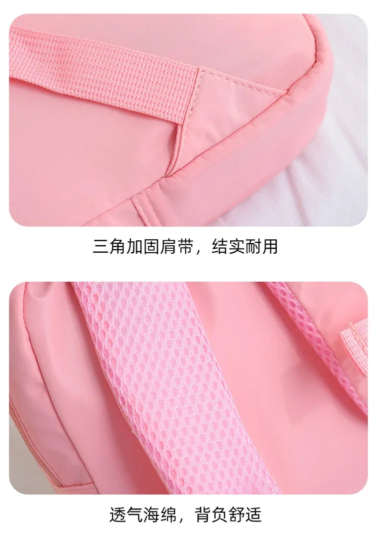 Cartoon Kindergarten Backpack New Children's School Bag Cute Plush Rabbit Doll Backpack