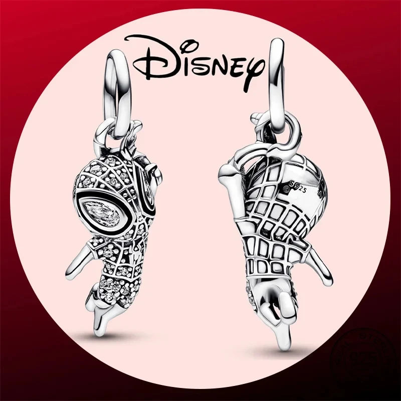 Marvel Disney Charm Beads 100% 925 Sterling Silver for DIY Bracelets Women's Jewelry Gifts Suitable for Original DLY
