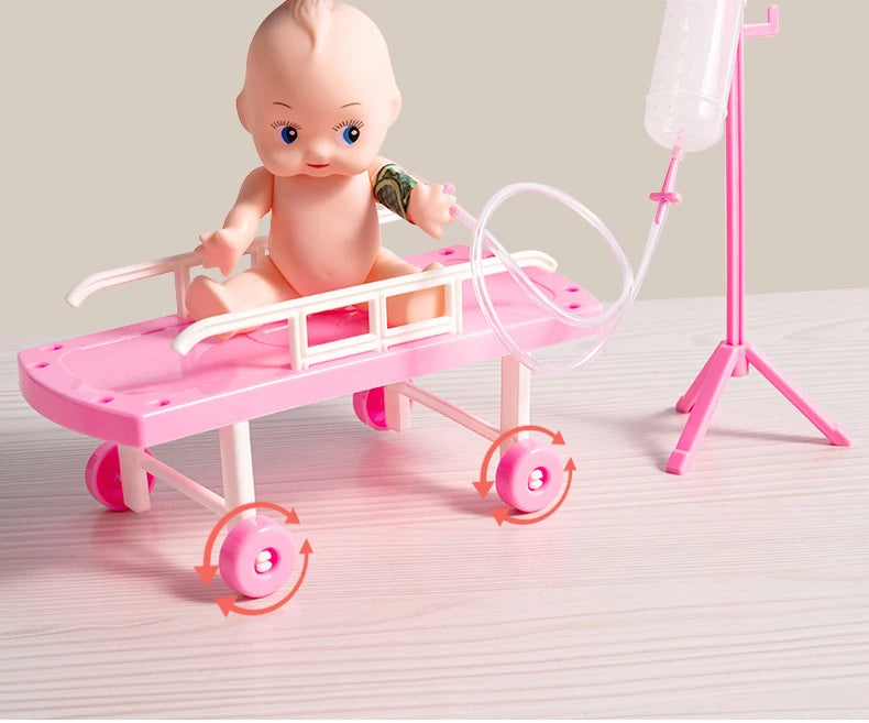 Children Doctor Play Set Simulation Nurse Toy Doctor Accessories for Kids Home Play Toys Doctor Set Toy Gift for Kids Boys Girls