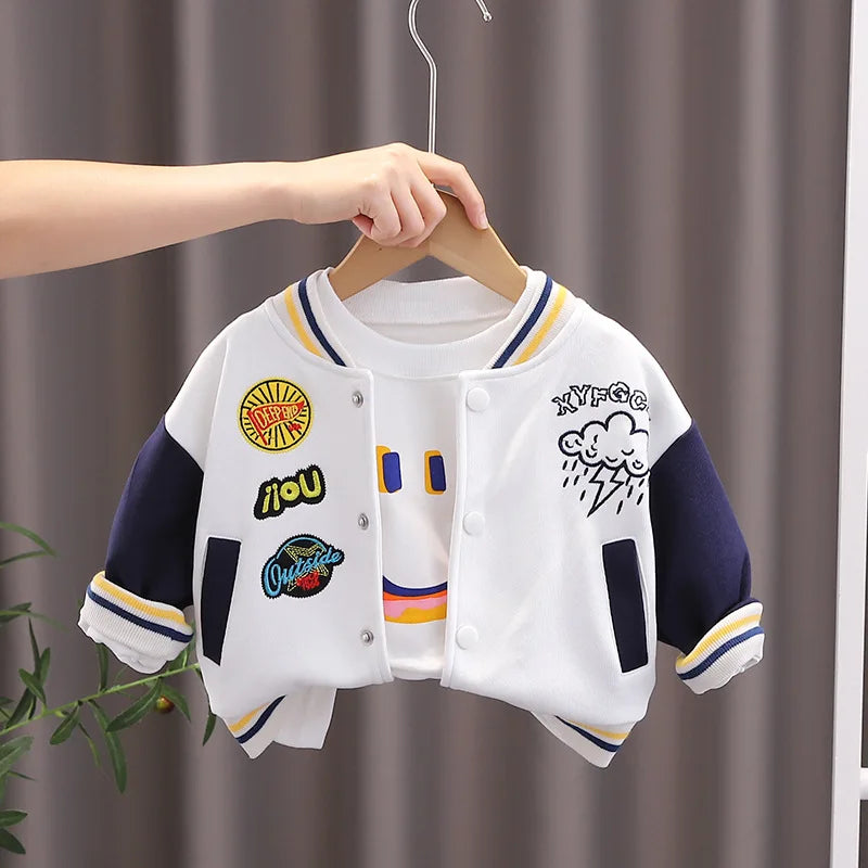 New Spring Autumn Baby Clothes Children Boys Girls Fashion Jacket Kids Coat Clothing Toddler Casual Costume Infant Sportswear