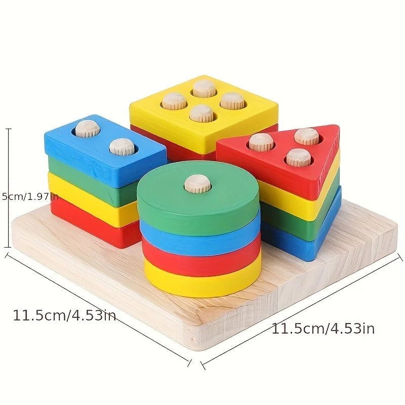 Baby Educational Toys Montessori Wooden Toys Early Learning Baby Birthday Christmas New Year Gift Toys for Children GYH