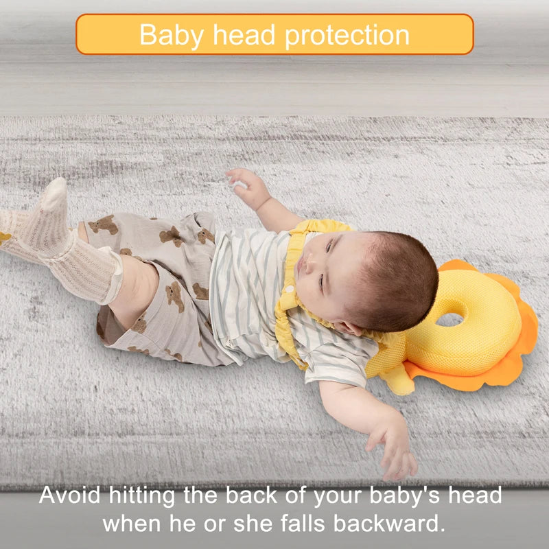 Toddler Baby Head Protection Cushion Backpack Wear Pillow For Kids 0-3 Y Children Protective Cushion Rabbit Security Pillows
