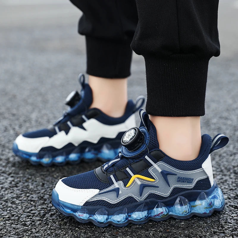 Children's Sport Shoes Boys' Fashion Running Leisure Mesh Comforthable Outdoor Kids Shoes Casual Tennis Light Sneakers Tennis