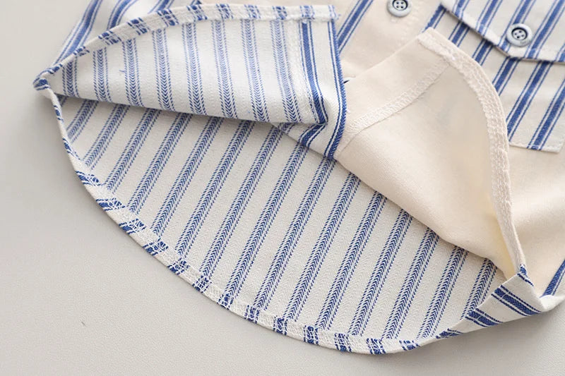 New Spring Autumn Baby Clothes Suit Children Boys Striped Jacket T-Shirt Pants 3Pcs/Sets Toddler Casual Costume Kids Tracksuits