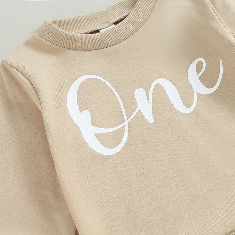 Toddler Boy s Long Sleeve Sweatshirt with Letter Print Cute Pullover for Autumn Birthday Outfit for Baby Boy Trendy Tops for