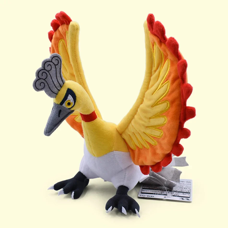 Anime Pokemon Galarian Zapdos Moltres Articuno Ho-Oh Plush Stuffed Doll Plush Toys Children Soft Pp Coton Kids Birhday Christmas