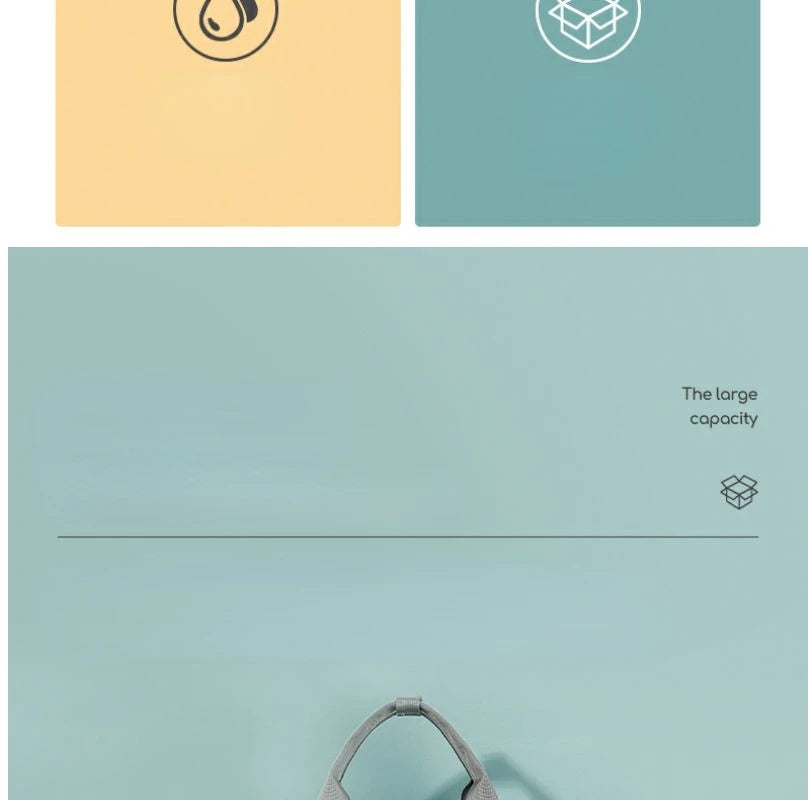 Disney New Diaper Bag Handbag Luxury Brand Fashion Baby Diaper Bag Large Capacity Cartoon Baby Stroller Bag Multifunctional