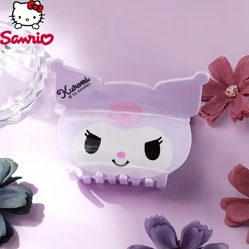 1pc/6pcs Sanrio Cute Cartoon Hair Clip Pink Accessory Claw Adorable Hair Clip Perfect Gift for Family Members New Collection