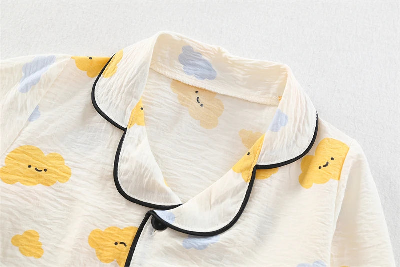 New Spring Autumn Baby Clothes Kids Pajamas Children Boys Sleepwear Tops And Pants Infant Girls Clothing Toddler Casual Costume