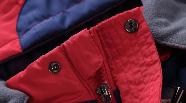 Kids' Autumn Winter Thickened Cotton Hooded Vest with Detachable Hood Soft Lambswool Lined Stand Collar Outerwear for Boys