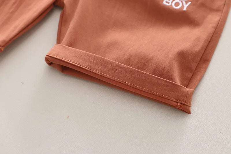 New Summer Baby Boys Clothes Suit Children Shirt Shorts 2Pcs/Sets Toddler Clothing Infant Casual Cotton Costume Kids Tracksuits