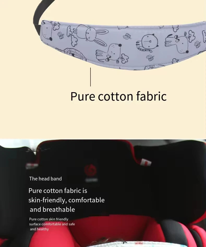 PANGDUBE Baby Car Seat Head Support Children Sleep Positioner for Stroller Cat Safety Seat Baby Head Supports Protection Belt