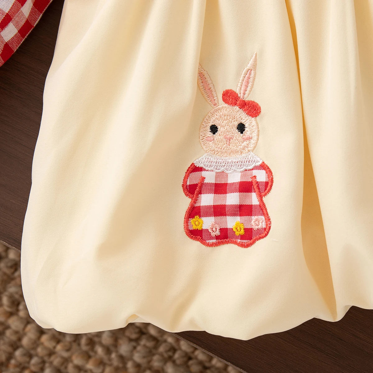 6-24 Months Spring And Autumn New Plaid Long Sleeved Baby Girl Dress, Rustic Style Children'S Clothing For Picnic Parties