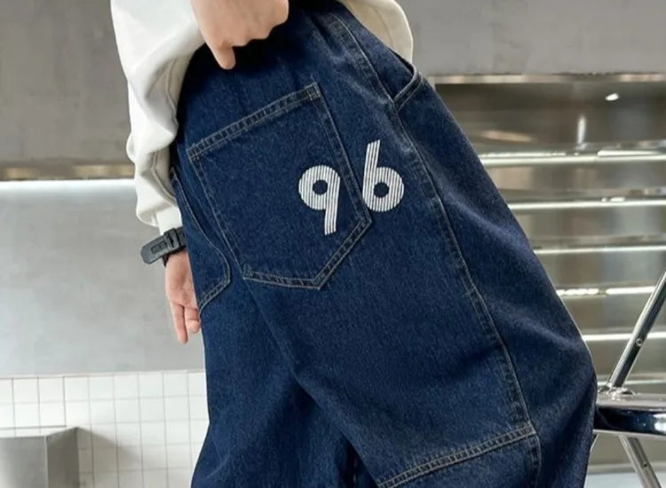 Boys Jeans Spring Autumn 2025 New Style Casual Pants Trendy Stretch Fabric Comfort Fit Toddler Boys