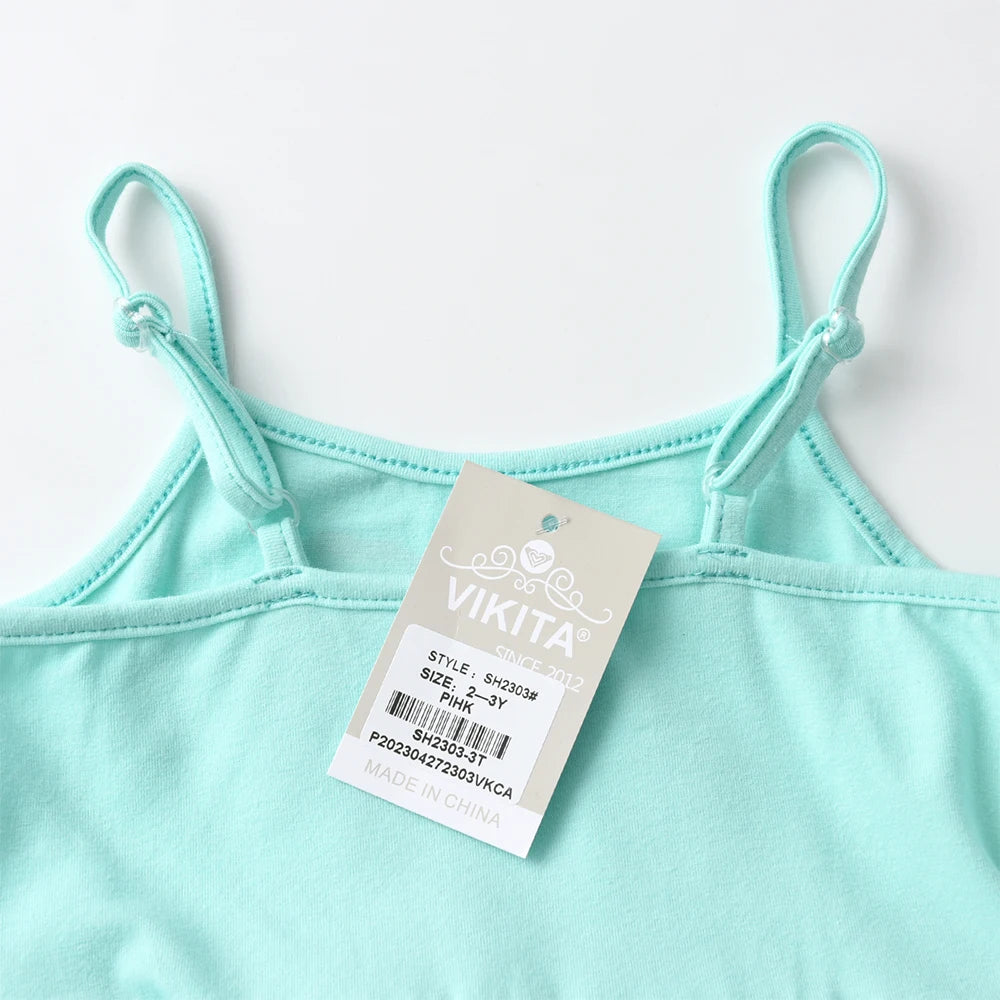 VIKITA 2023 Summer Girls Dresses New Mermaid Kids Dress For Girls Sequined Children Birthday Party Vestidos Cartoon Girl Clothes