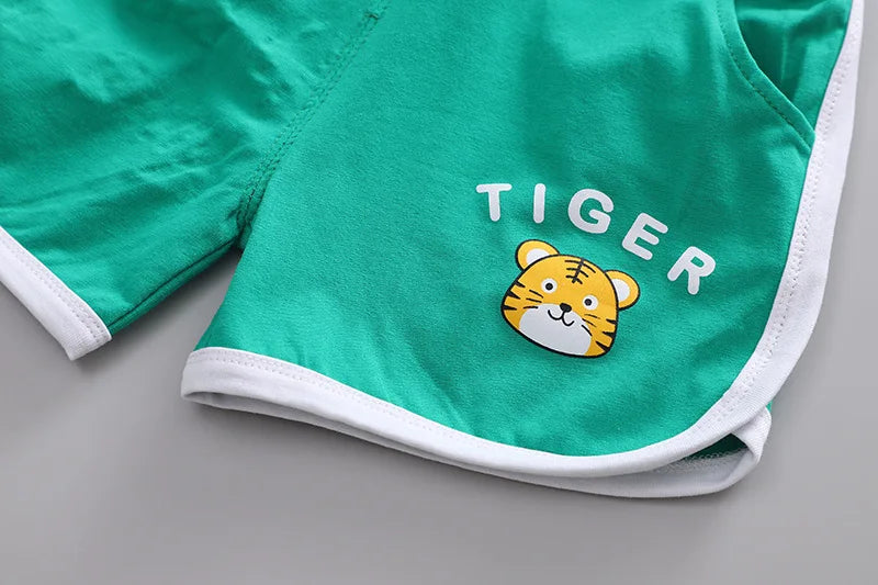 New Summer Baby Girls Clothes Suit Children Boys Fashion T-Shirt Shorts 2Pcs/Sets Toddler Costume Kids Outfits Infant Tracksuits