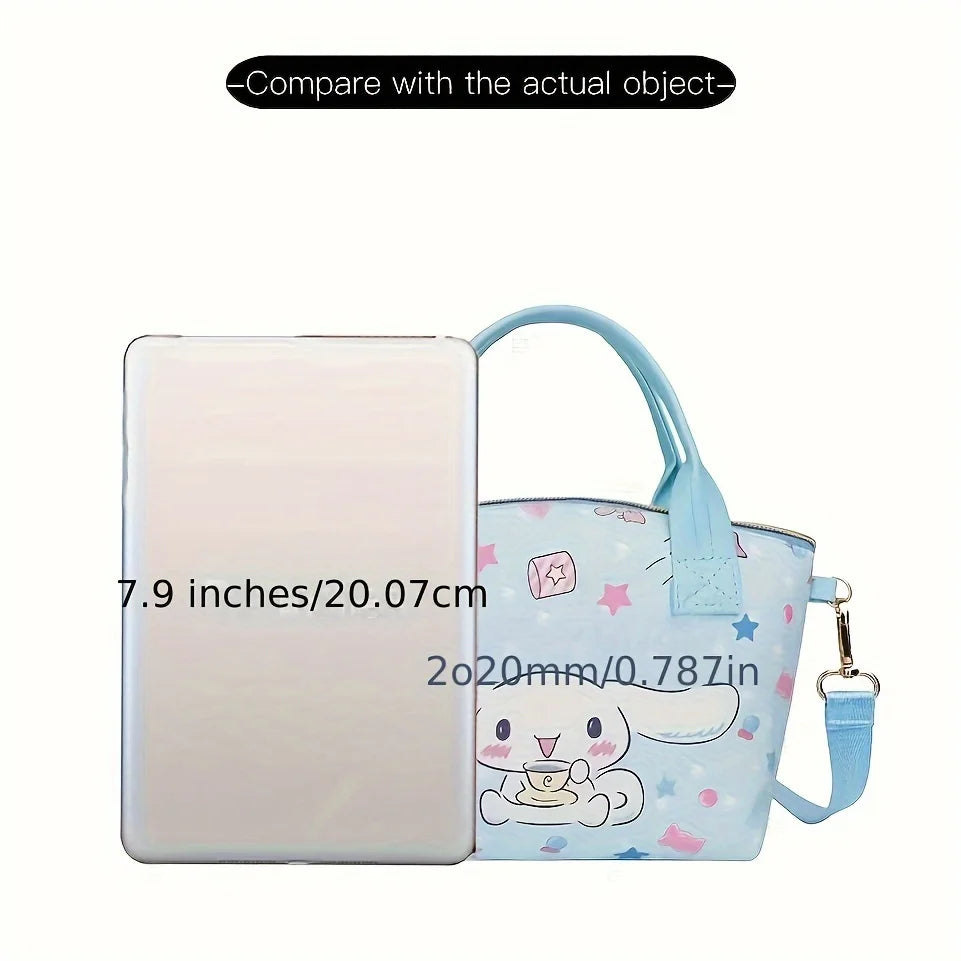 Miniso Lightweight Stylish Sanrio Handbag Cute Handbag Large-capacity Woman Convenient Shopping Bag Hellokitty Crossbody New