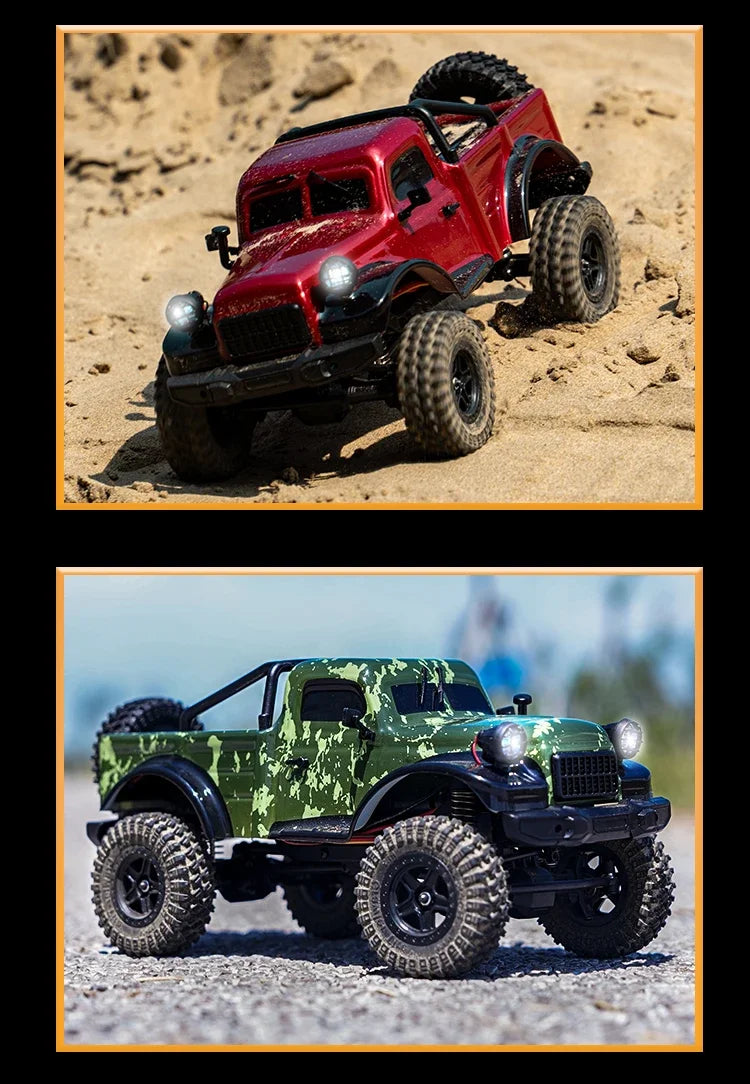 JHD For C8813 1:18 Full Scale RC Simulation Jeep Model 2.4G 4WD RC Car Motor Climbing Off-Road Model JJRC C8813 Car Toys