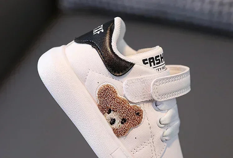 1-6 Years Old Children Autumn Sports Shoes Cat Paw Baby Girl Small White Shoes Casual Children Skate