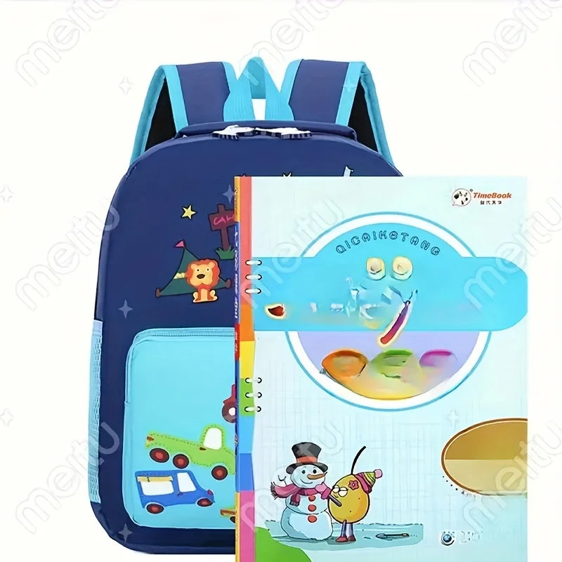 Lightweight Kids Backpack School Bag Children Cute Cartoon Animal Car Travel Rucksack Backpack For Kindergarten Boys Girls