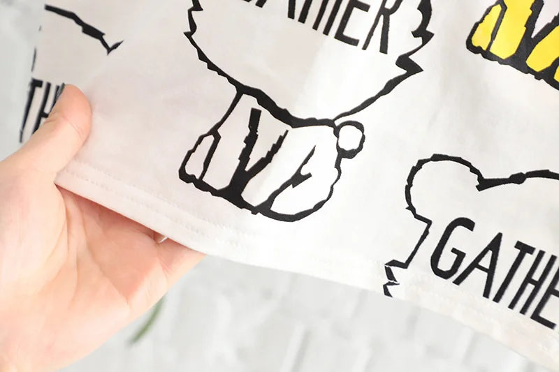 New Summer Baby Girls Clothes Children Cartoon Boys Short Sleeved Suit T-Shirt Shorts 2Pcs/Sets Toddler Costume Kids Tracksuits