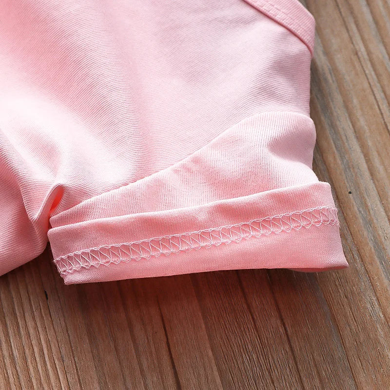 2023 Summer Girls Dress Cotton Cartoon Unicorn Splicing Mesh Party Princess Dresses For 2-6 Years Girls Birthday Clothes