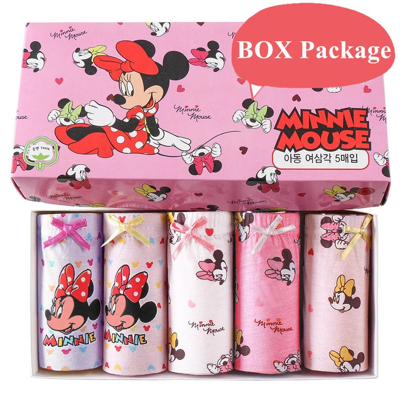 5 Pack/Box Children Panties For Girls Soft Cotton Girls Briefs Breathable Kids Underwear Knickers Cute HelloKitty Cartoon Panty