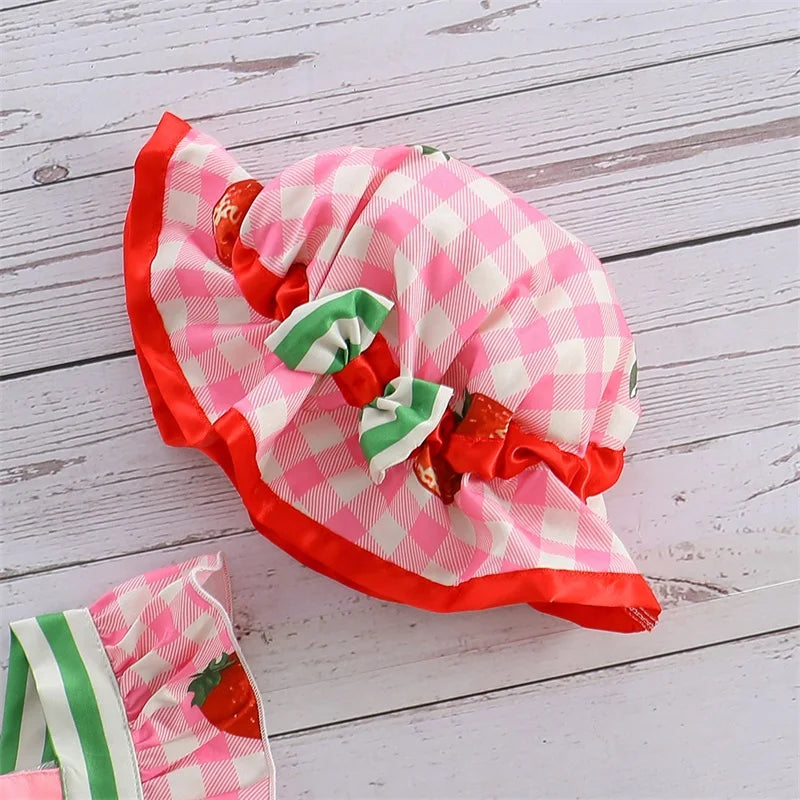 Toddler Girls Floral Print Sleeveless Rompers with Bow Headband Set Summer Jumpsuits Outfits Clothes for Baby Girls