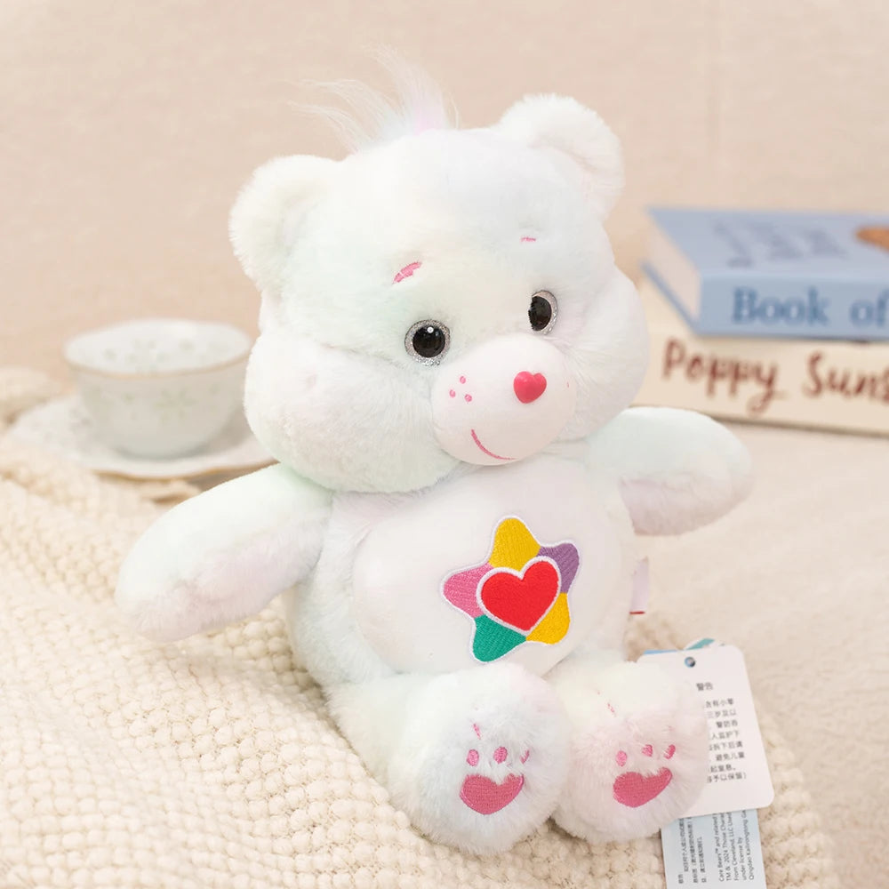 33cm Care Bears Cute Rainbow Bear Plush Toys Lovely Cartoon Bear Soft Stuffed Dolls Homdecor Sleeping Plush Pillows