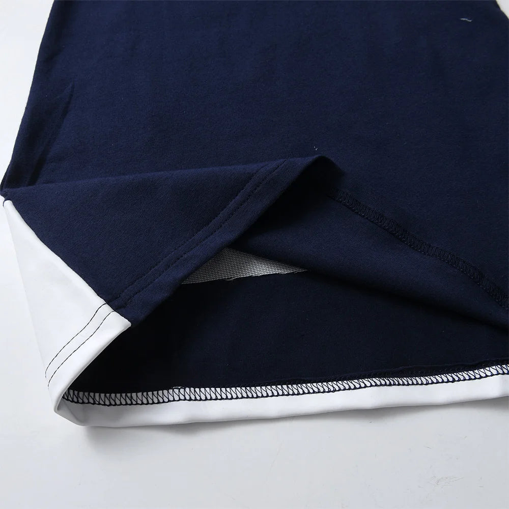 VIKITA Girls Cotton Casual Straight Dress Kids Penguin Snowflakes Cartoon Appliqued Striped Dresses Girls Autumn Spring Dress