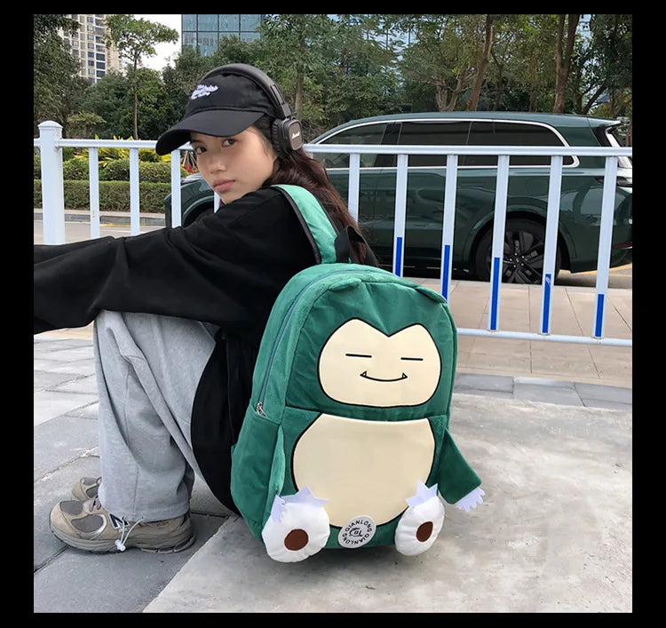MINISO Switch Pokémon Cappy Beast Plush Backpack Couple Bag Large Capacity Backpack Gift Storage Toys Anime Accessories