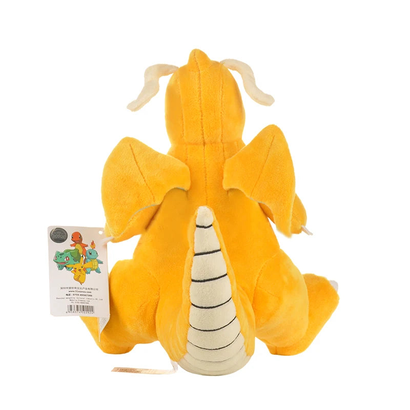 20-68cm Kawaii Pokemon Original Flash Dragonite Mini Dragon Dragonair Cartoon Soft Plush Doll Throw Pillow Child Birthday Gift