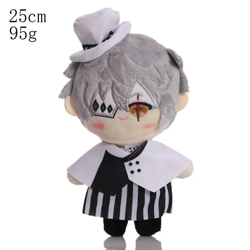 20-25cm Demon Slayer Plush Stuffed Tsugikuni Yoriichi Kokushibou Akaza Kamado Tanjirou Anime Figure Plush Toy Doll Birthday Gift