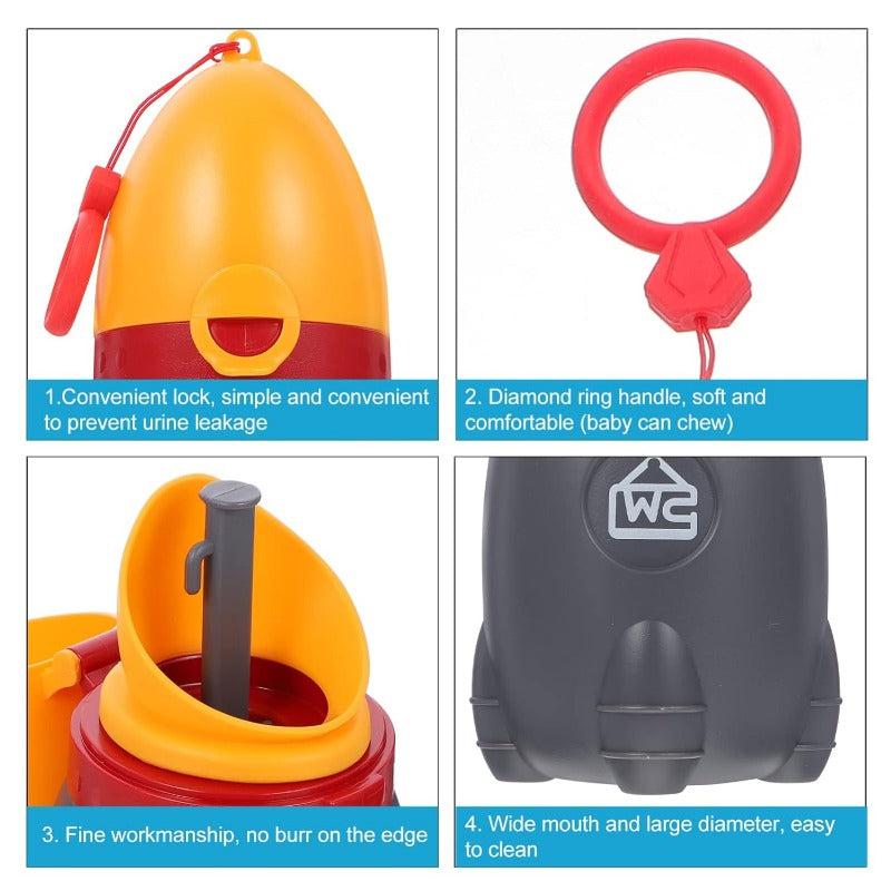 Portable Baby Kids Potty Urinal Hygienic Leak Proof Emergency Toilet for Camping Car Travel and boys girls Potty Pee Training