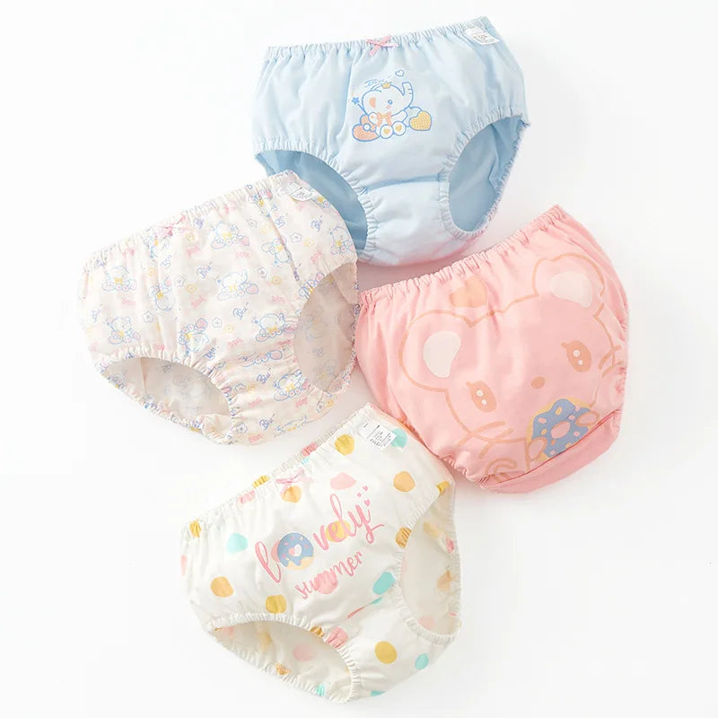 Girl A Cotton Briefs Boxers Breathable Underpants Girl Quality Panties Size 90-165 Healthy Briefs Kids Comfortable Soft Boxers