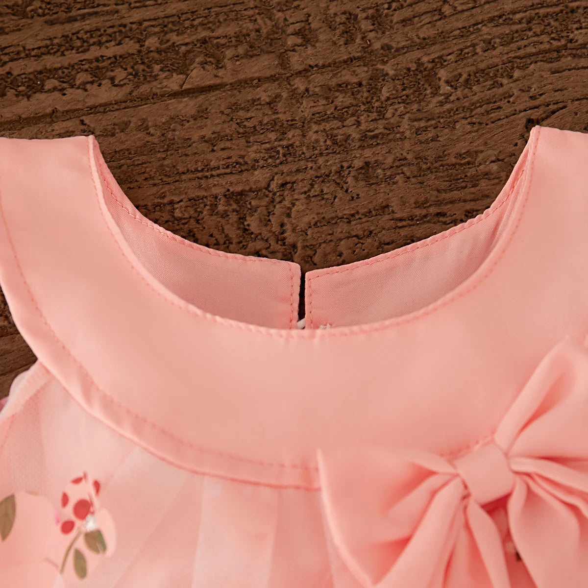 Summer New Floral Chiffon Baby Girl Princess Dress, Sweet Bow Children'S Sleeveless Clothes For Babies Aged 3 Months To 3 Years