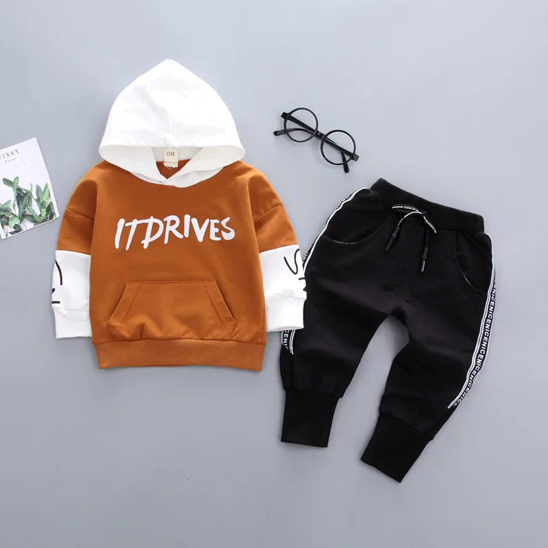 New Spring Autumn Baby Girl Clothes Children Boys Hoodies Pants 2Pcs/Sets Kids Outfits Toddler Casual Costume Infant Tracksuits