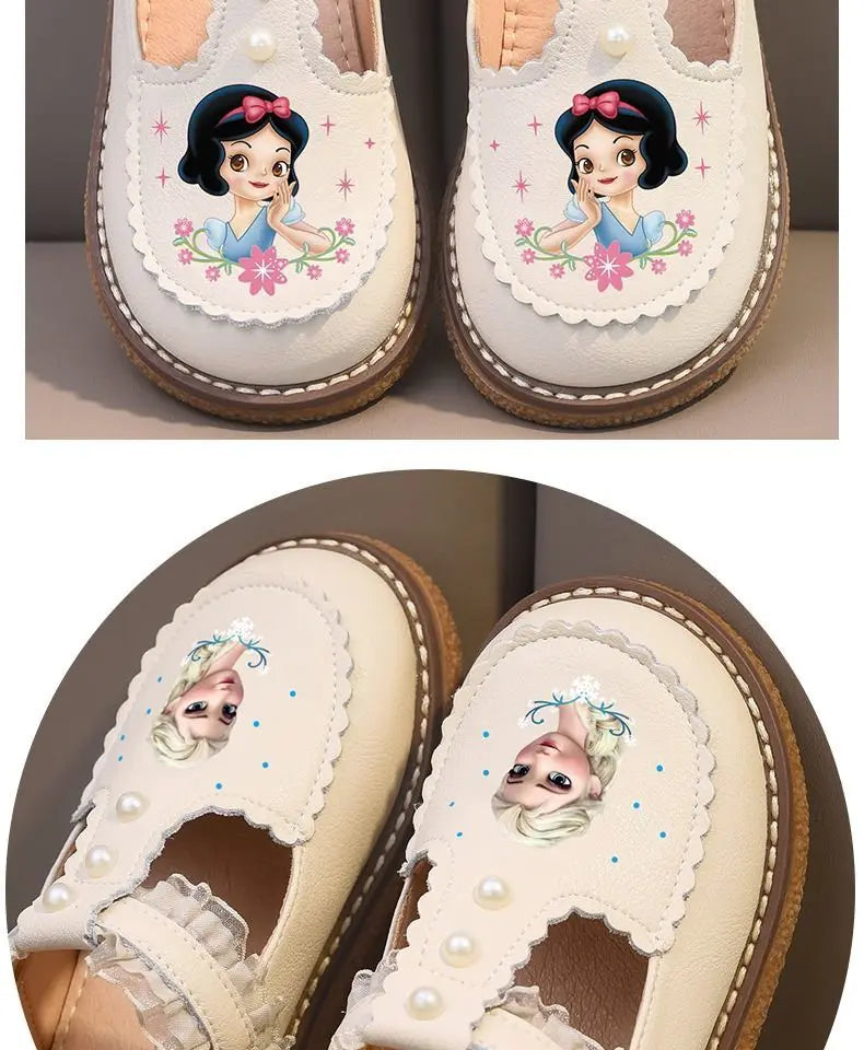 Disney Girls' Leather Shoes Lolita Princess Shoes Soft Sole Shoes Spring Children's Leather Spring Autumn Little Girl Shoes