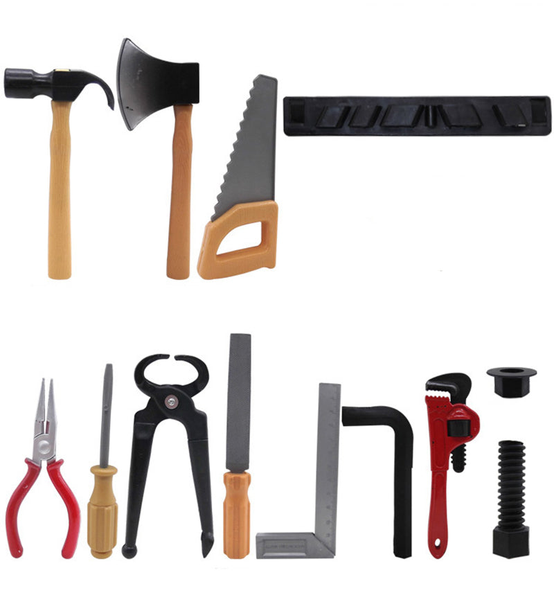 Kids Toys Simulation Repair Tools Set for Boy Safe Plastic Children Maintenance Tools Screwdriver Hammer Tongs Pretend Play Toy