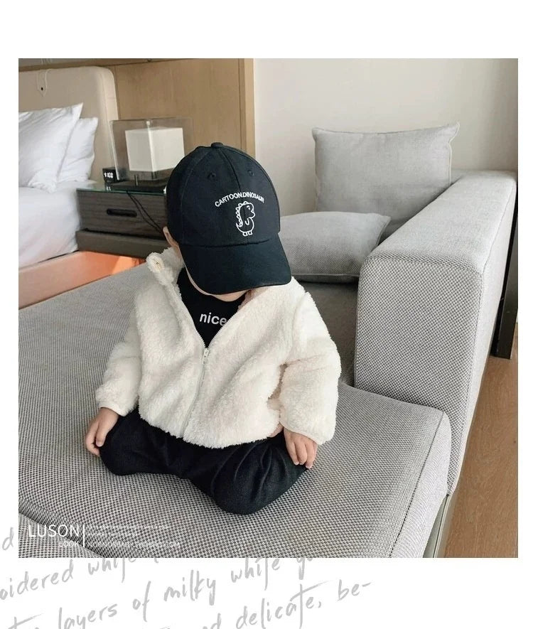 New Fashion Toddler Winter Overalls Children's Girls Clothing Baby Jacket Boys Sweatshirts Infant Casual Costume Kids Sportswear