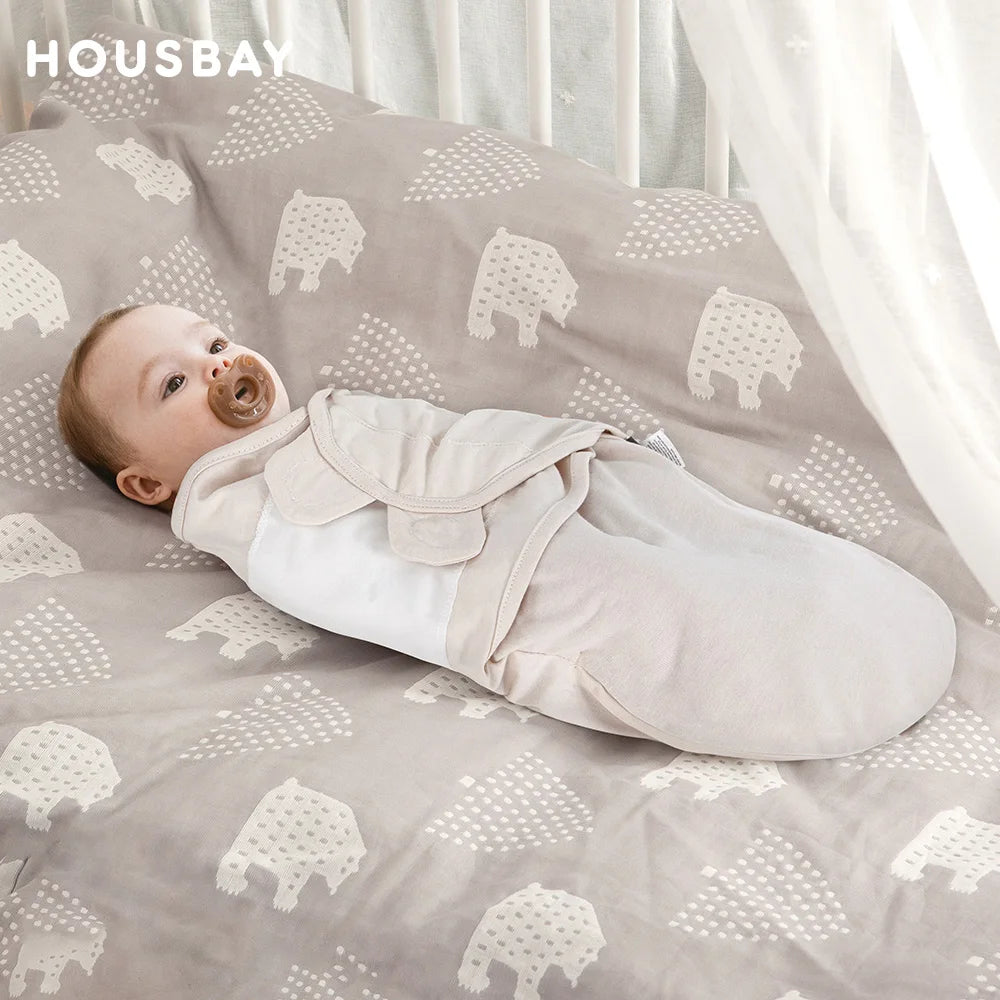 100% Cotton Baby Sleeping Bag For Newborn Extract Envelope Swaddle Cocoon Baby Blanket Swaddling Wrap Sleepsack For Baby Girl