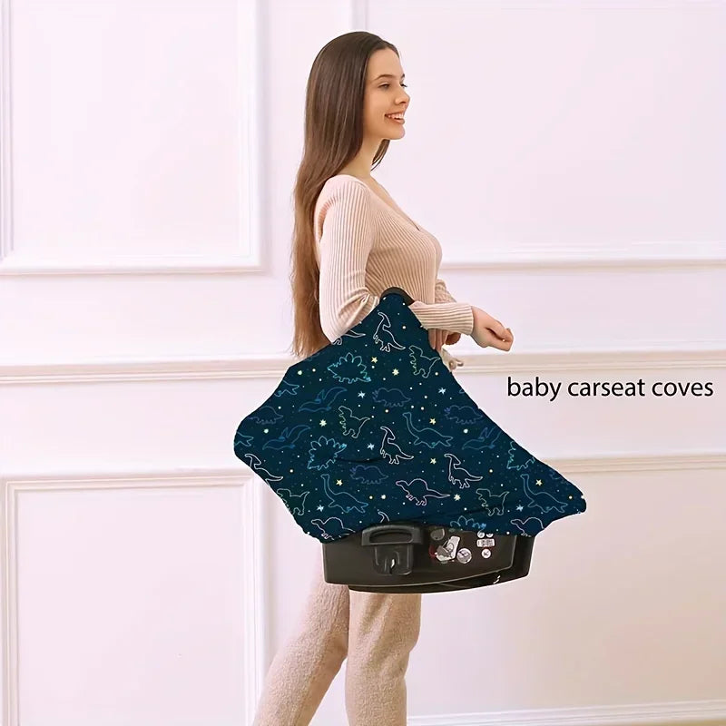 Nursing Breastfeeding Cover Baby Car Seat Cover Infant Carseat Canopy Versatile Stroller High Chair Shopping Cart Carrier Covers