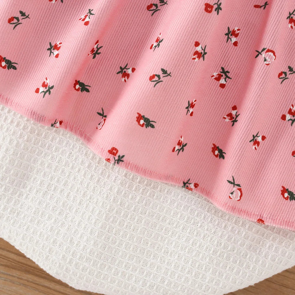 Spring And Autumn New White Long Sleeve Baby Girl Dress, Cute Butterfly Children'S Clothing (6 Months -3 Years Old)