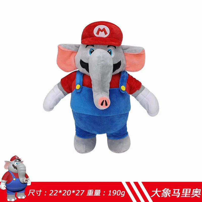 22 Styles Genuine Super Mario Bros Plush Toys Doll Elephant Stuffed Toys Anime Doll Plushie for Kids Christmas Birthday Gift