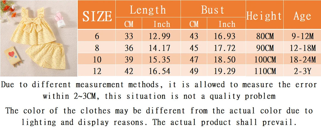 (0-3 Year Old Baby Girl Two-Piece Set) Summer New Casual Vacation Style Sweet And Caring Children'S Sleeveless Clothes